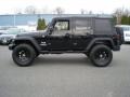 Black 2009 Jeep Wrangler Unlimited X 4x4 Exterior