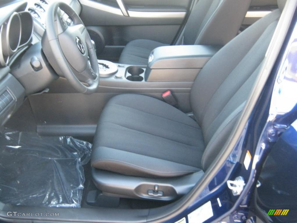 Black Interior 2011 Mazda CX-7 i Sport Photo #41102446