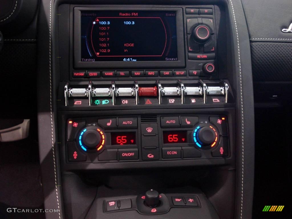 2009 Lamborghini Gallardo LP560-4 Coupe Controls Photo #4110247