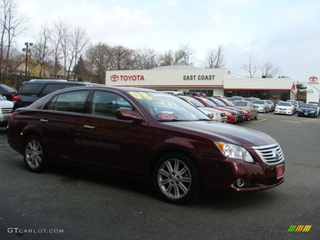 2008 Avalon Limited - Cassis Red Pearl / Ivory Beige photo #1
