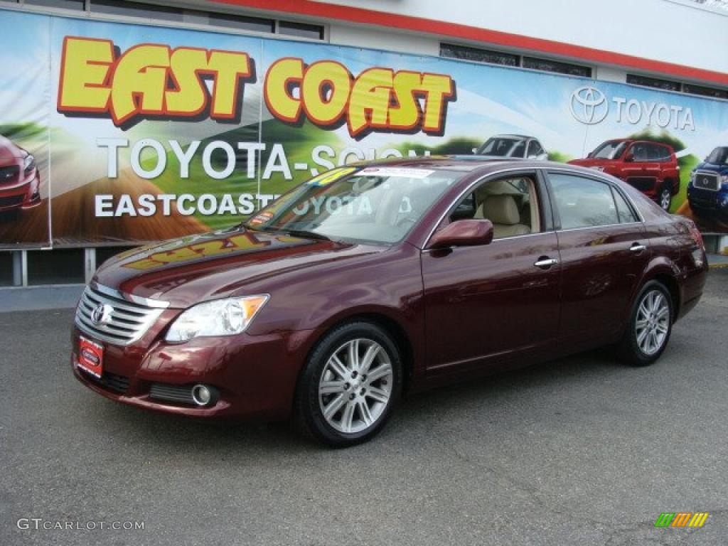 2008 Avalon Limited - Cassis Red Pearl / Ivory Beige photo #3