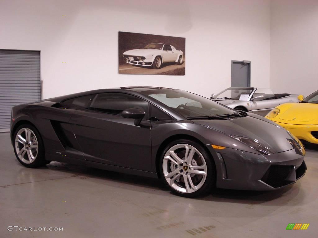 Grigio Lynx (Dark Grey) 2009 Lamborghini Gallardo LP560-4 Coupe Exterior Photo #4110307