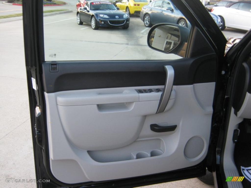 2010 Silverado 1500 LT Crew Cab - Black Granite Metallic / Light Cashmere/Ebony photo #14