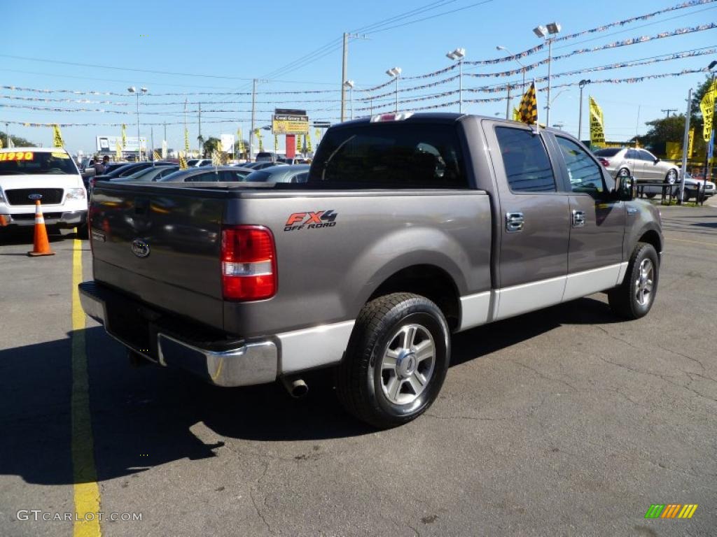2005 F150 XLT SuperCrew - Dark Shadow Grey Metallic / Medium Flint Grey photo #6