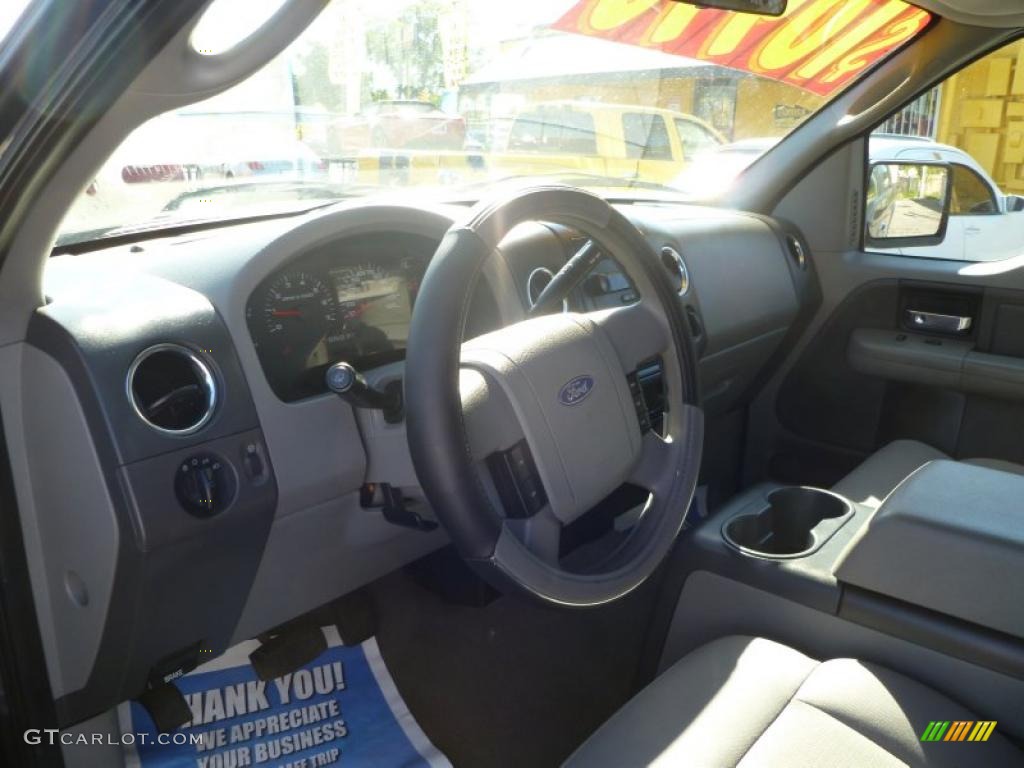 2005 F150 XLT SuperCrew - Dark Shadow Grey Metallic / Medium Flint Grey photo #7