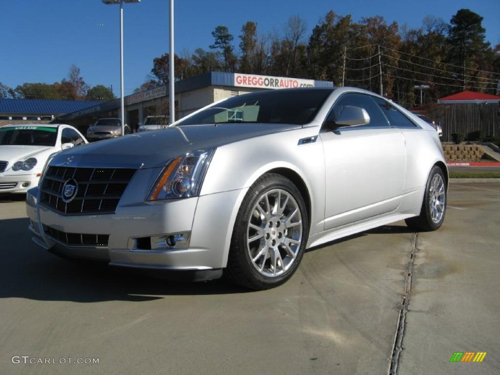 Radiant Silver Metallic 2011 Cadillac CTS Coupe Exterior Photo #41103826