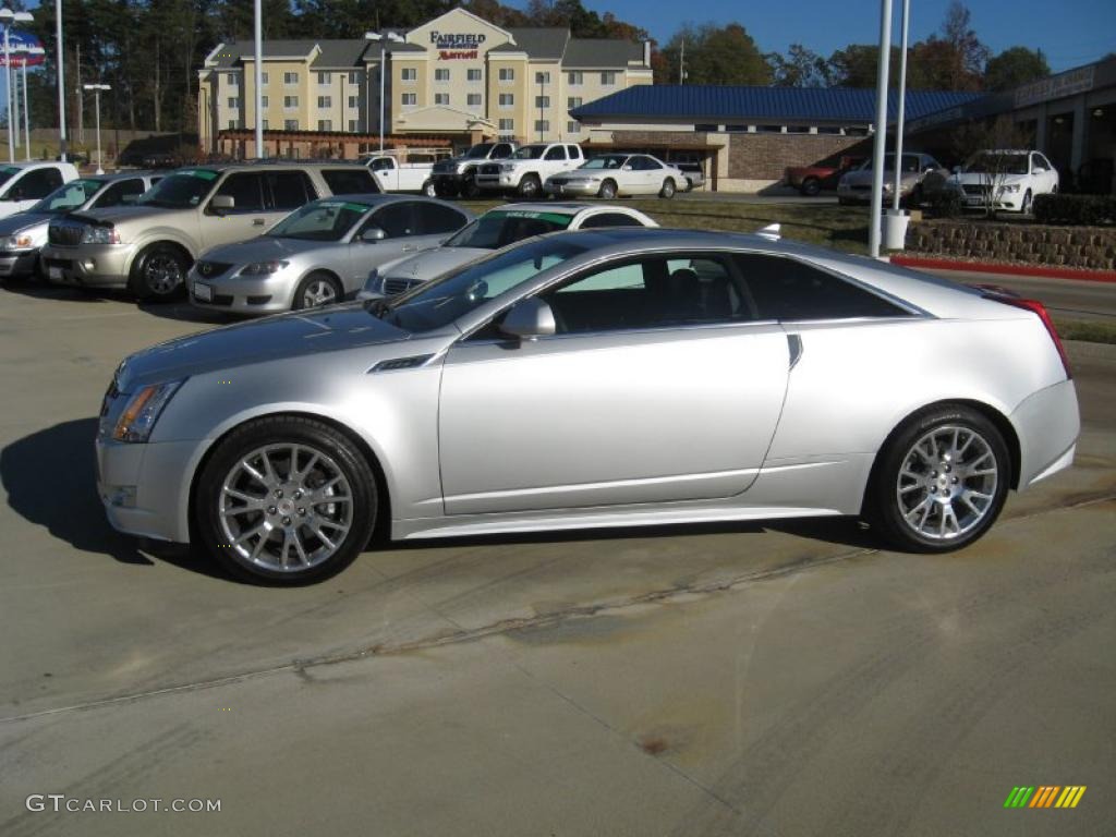 Radiant Silver Metallic 2011 Cadillac CTS Coupe Exterior Photo #41103858