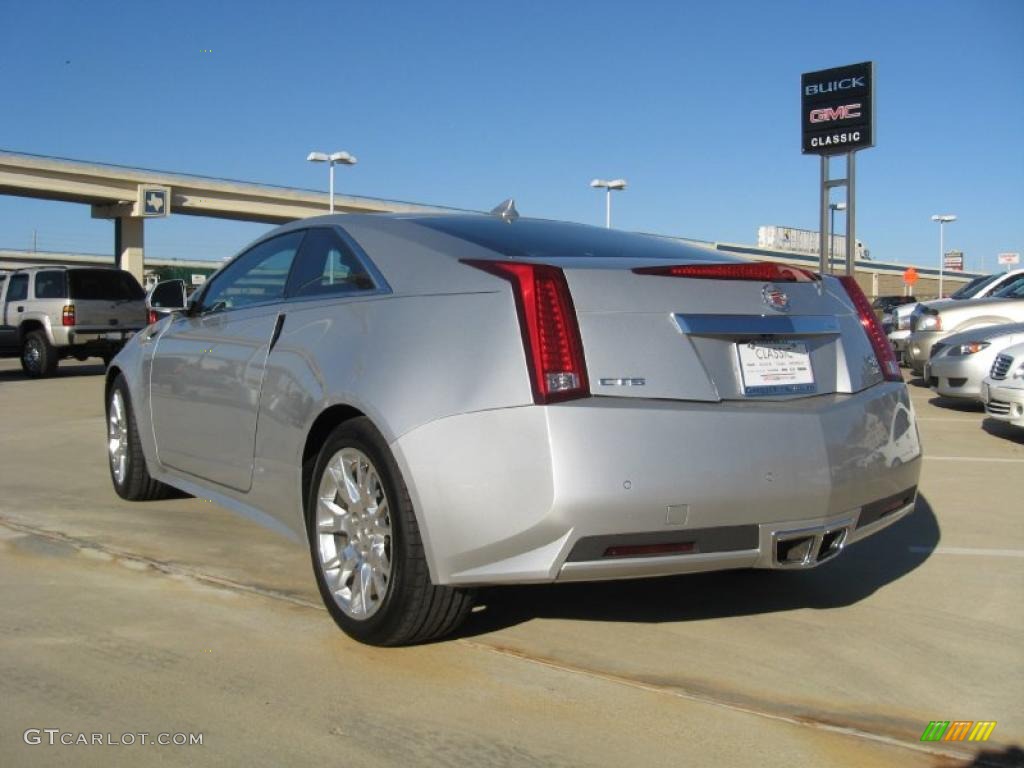 Radiant Silver Metallic 2011 Cadillac CTS Coupe Exterior Photo #41103870