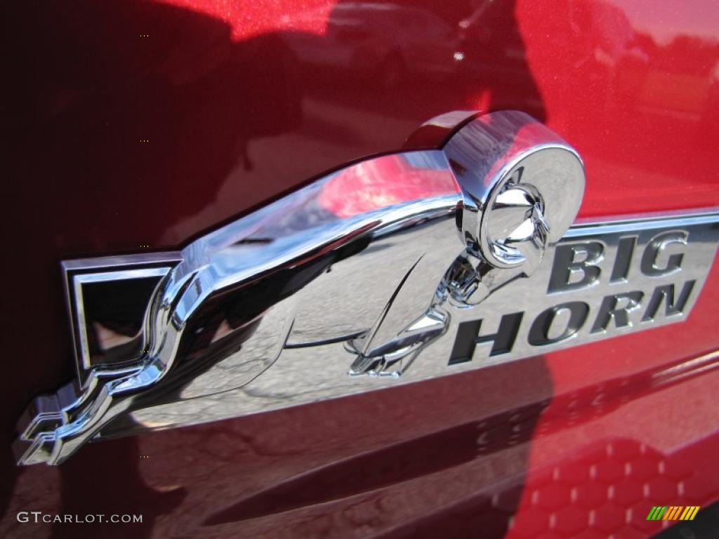 2011 Ram 1500 Big Horn Quad Cab - Deep Cherry Red Crystal Pearl / Dark Slate Gray/Medium Graystone photo #13