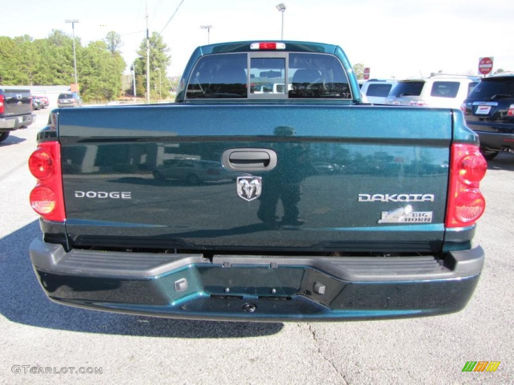 Hunter Green Pearlcoat 2011 Dodge Dakota Big Horn Extended Cab Exterior Photo #41105302