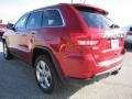 2011 Inferno Red Crystal Pearl Jeep Grand Cherokee Overland  photo #5