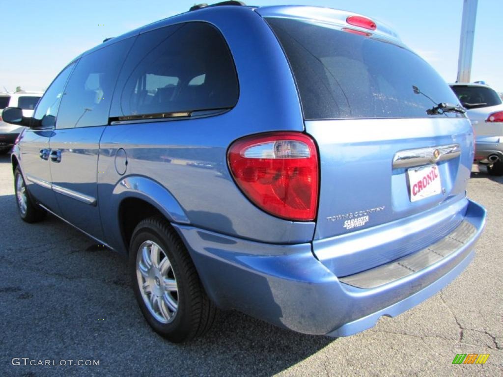 2007 Town & Country Touring - Marine Blue Pearl / Medium Slate Gray photo #5