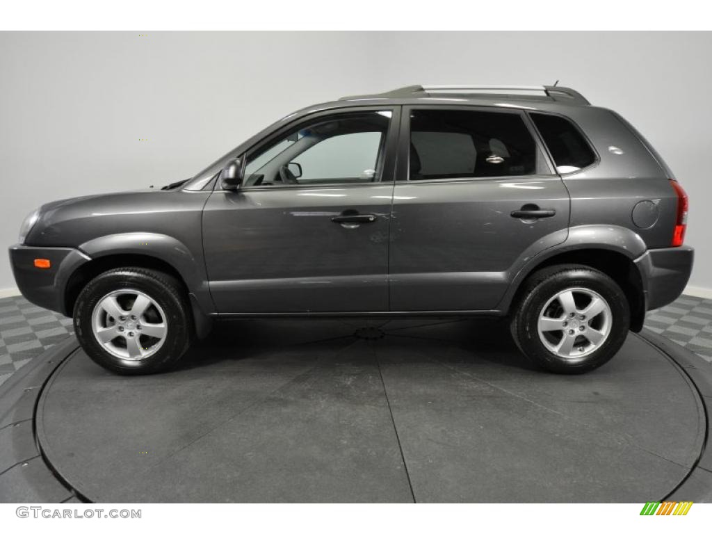 Dark Titanium Gray 2008 Hyundai Tucson GLS Exterior Photo #41107778