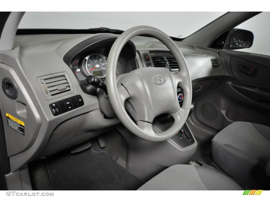Gray Interior 2008 Hyundai Tucson GLS Photo #41107886