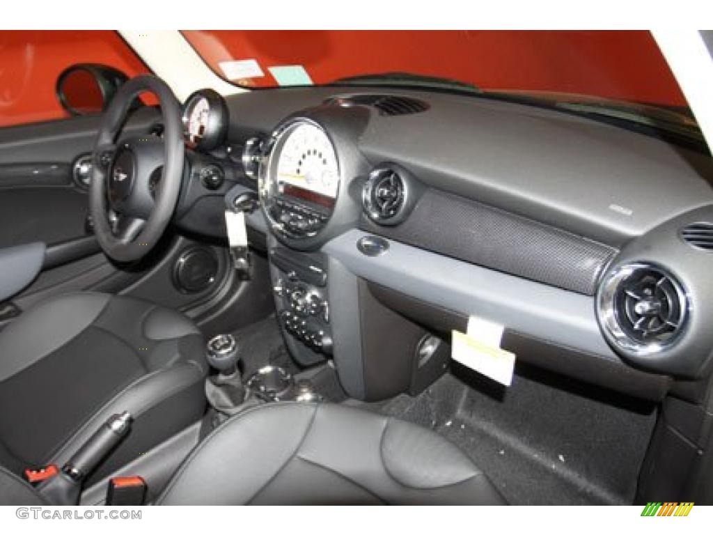 Carbon Black Interior 2011 Mini Cooper S Hardtop Photo #41108066
