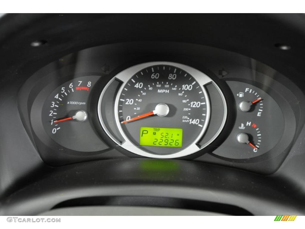 2008 Hyundai Tucson GLS Gauges Photo #41108146
