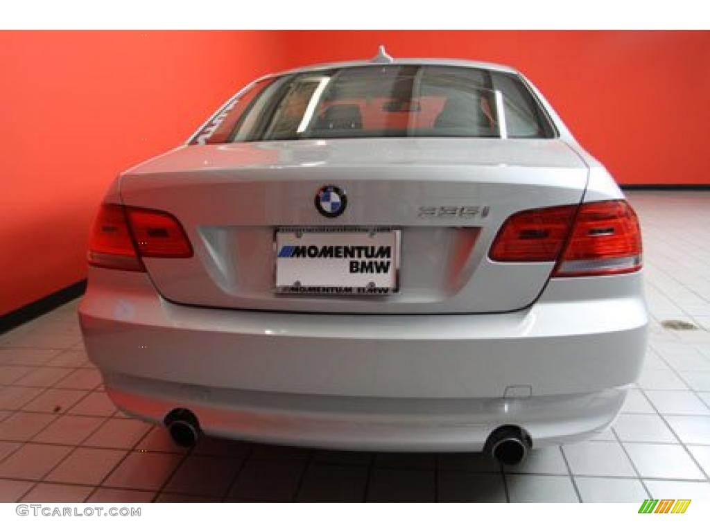 2009 3 Series 335i Coupe - Titanium Silver Metallic / Black photo #8