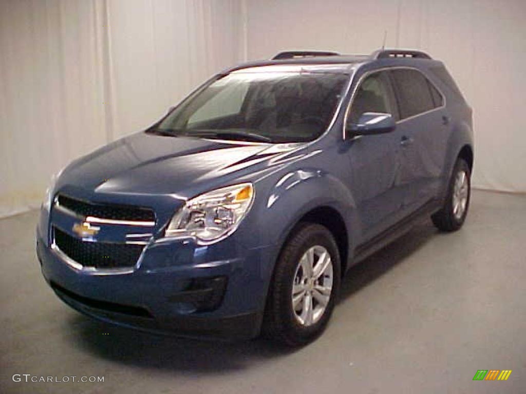 2011 Equinox LT - Twilight Blue Metallic / Light Titanium/Jet Black photo #3