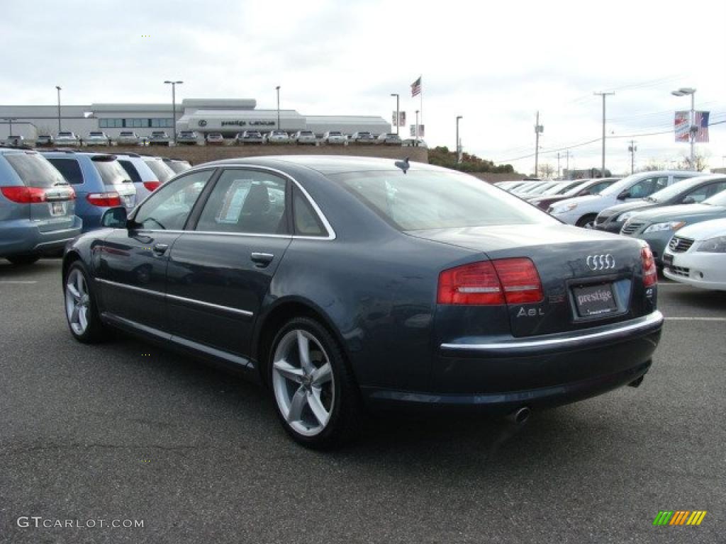 2008 A8 L 4.2 quattro - Oyster Gray Metallic / Amaretto photo #4