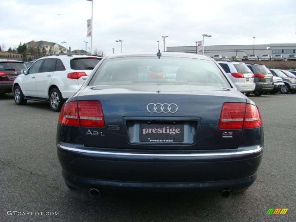 2008 A8 L 4.2 quattro - Oyster Gray Metallic / Amaretto photo #5
