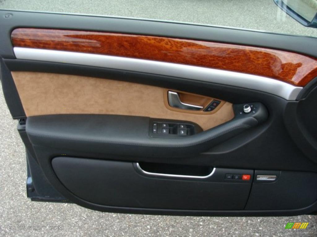 2008 Audi A8 L 4.2 quattro Amaretto Door Panel Photo #41113515