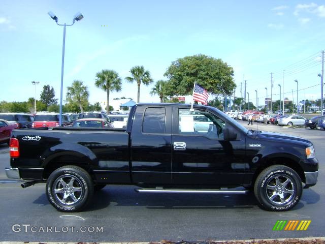 2006 F150 XLT SuperCab 4x4 - Black / Flint photo #2