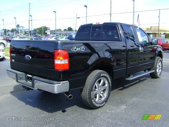 2006 F150 XLT SuperCab 4x4 - Black / Flint photo #3