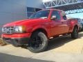 2003 Bright Red Ford Ranger XLT SuperCab 4x4  photo #2