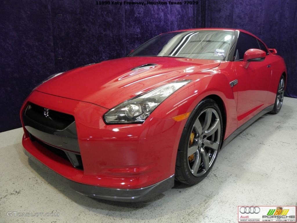 2009 GT-R Premium - Solid Red / Black photo #2