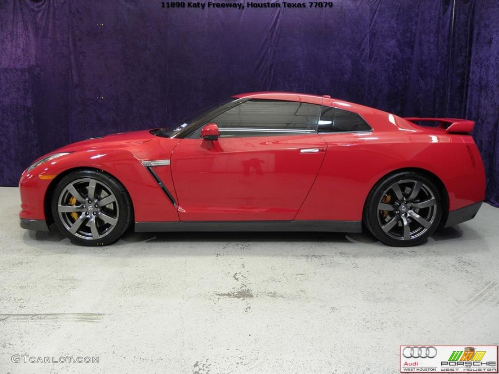 2009 GT-R Premium - Solid Red / Black photo #3