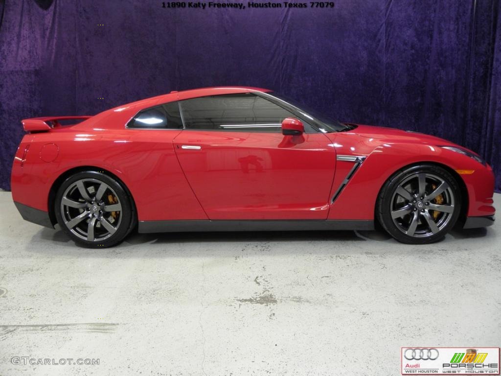 Solid Red 2009 Nissan GT-R Premium Exterior Photo #41116023