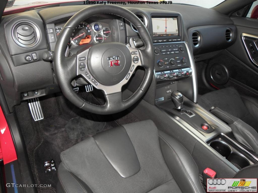 Black Interior 2009 Nissan GT-R Premium Photo #41116055