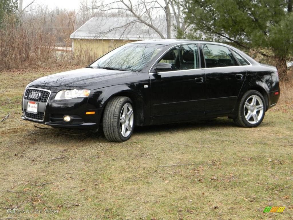 Brilliant Black 2008 Audi A4 2.0T Special Edition quattro Sedan Exterior Photo #41116547