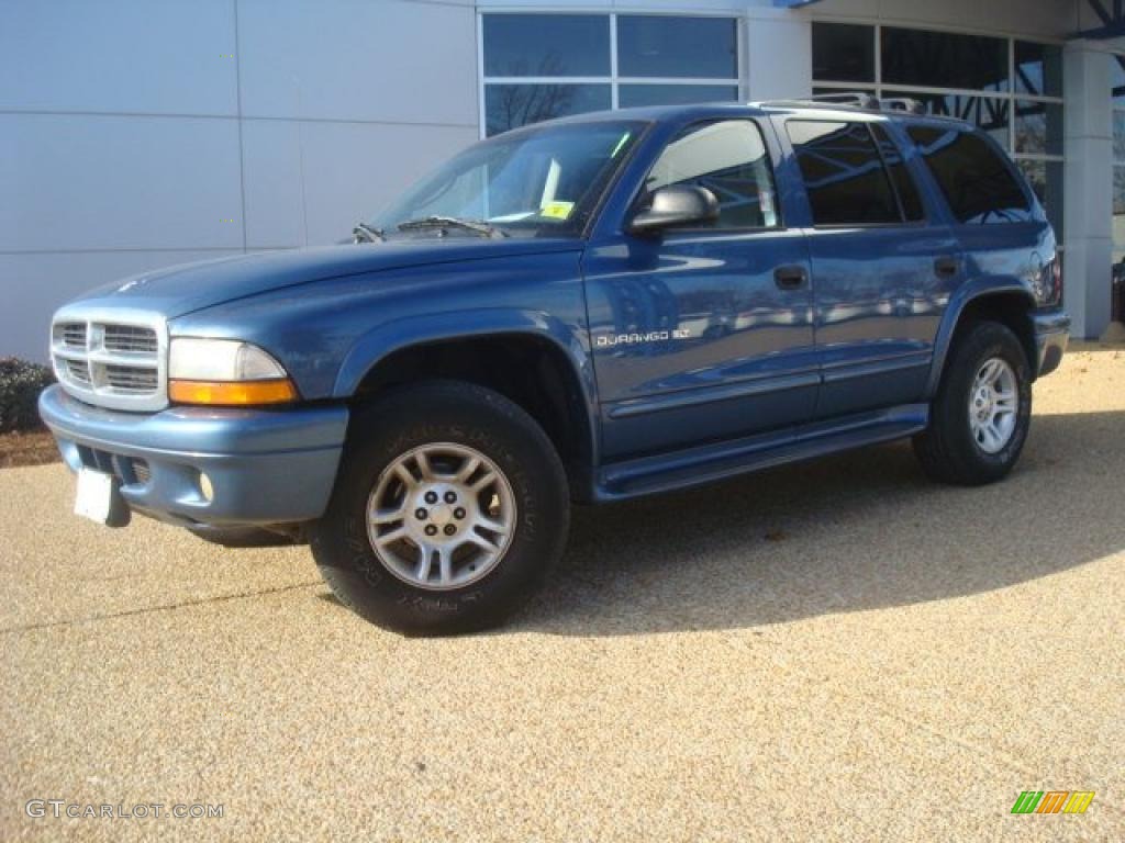 2001 Durango SLT 4x4 - Atlantic Blue Metallic / Dark Slate Gray photo #2