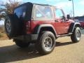 2009 Red Rock Crystal Pearl Coat Jeep Wrangler X 4x4  photo #5