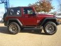 2009 Red Rock Crystal Pearl Coat Jeep Wrangler X 4x4  photo #6