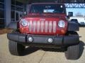 2009 Red Rock Crystal Pearl Coat Jeep Wrangler X 4x4  photo #8