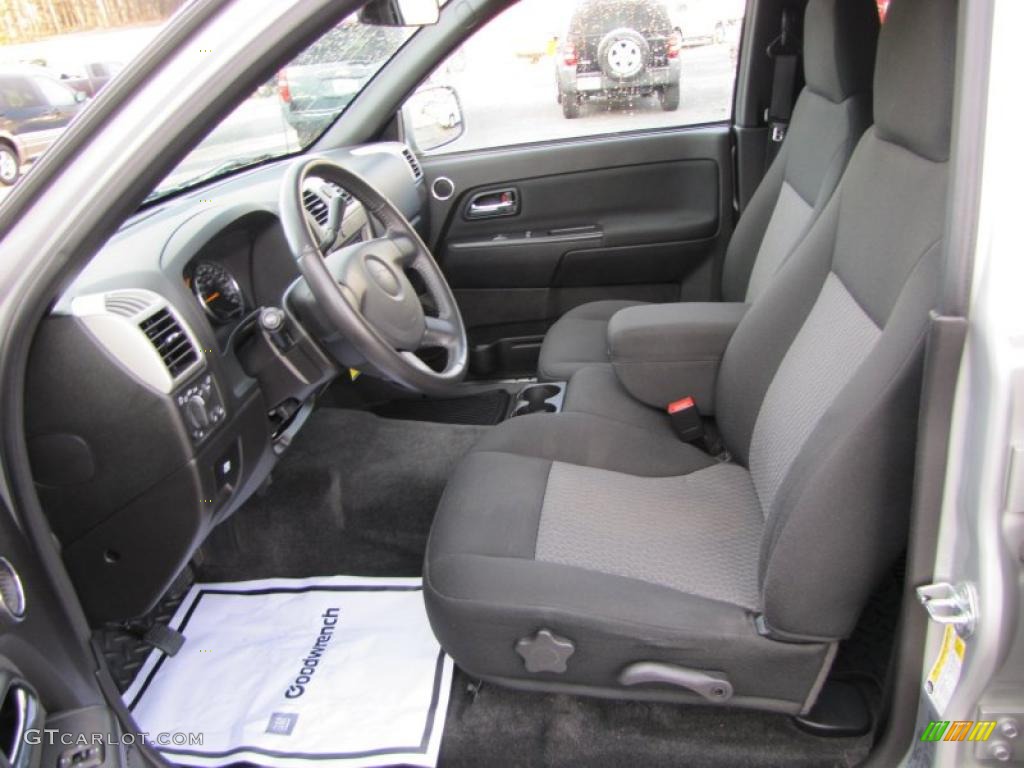 Ebony Interior 2010 Chevrolet Colorado LT Crew Cab Photo #41117667