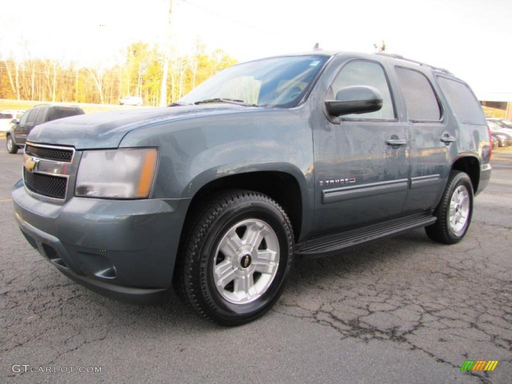 2009 Tahoe LT - Blue Granite Metallic / Light Titanium photo #3