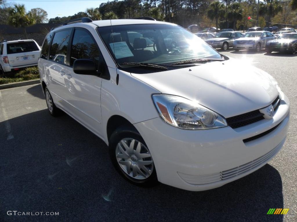 2005 Sienna CE - Natural White / Taupe photo #1