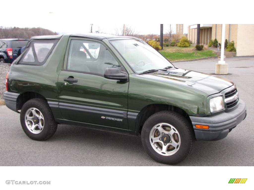 2001 Tracker Hardtop 4WD - Medium Green Metallic / Medium Gray photo #4