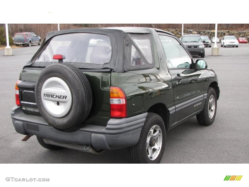 2001 Tracker Hardtop 4WD - Medium Green Metallic / Medium Gray photo #6