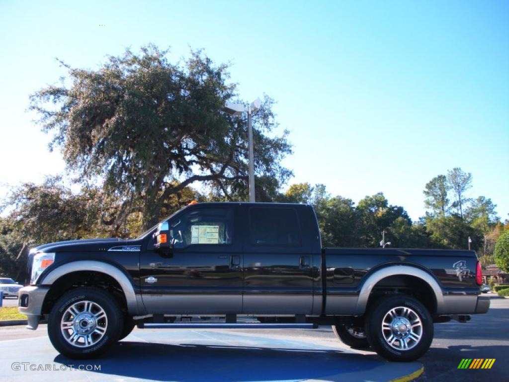 Tuxedo Black 2011 Ford F350 Super Duty King Ranch Crew Cab 4x4 Exterior Photo #41119747