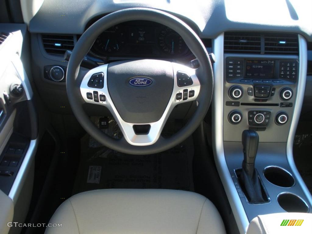 2011 Ford Edge SE Medium Light Stone Dashboard Photo #41120095