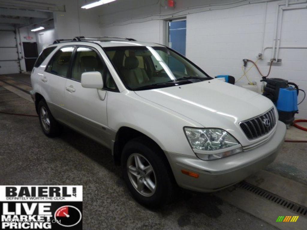 2001 RX 300 AWD - White Gold Crystal / Ivory photo #1