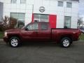 2009 Deep Ruby Red Metallic Chevrolet Silverado 1500 LT Extended Cab 4x4  photo #2