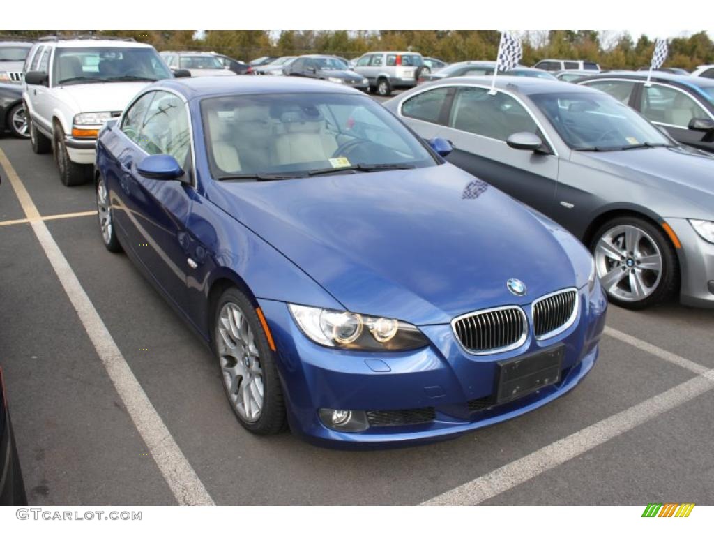 2007 3 Series 328i Convertible - Montego Blue Metallic / Cream Beige photo #6