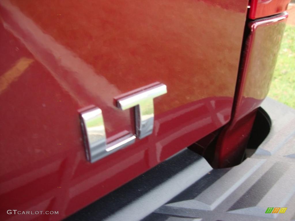 2009 Silverado 1500 LT Extended Cab 4x4 - Deep Ruby Red Metallic / Light Cashmere photo #9