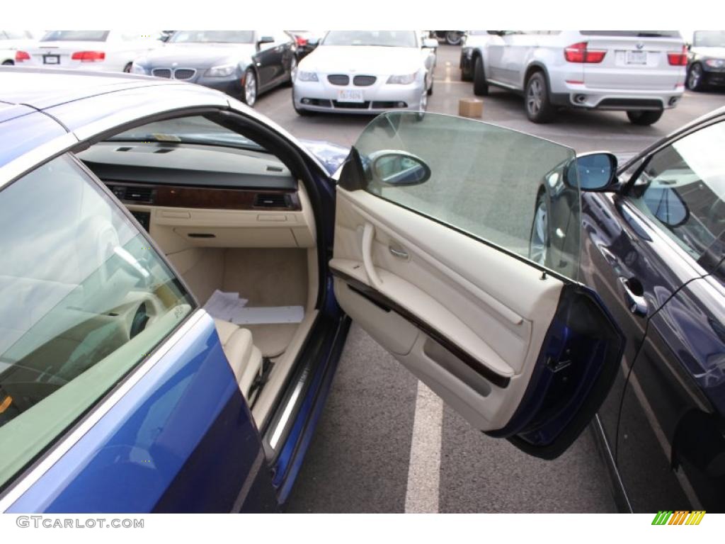 2007 3 Series 328i Convertible - Montego Blue Metallic / Cream Beige photo #15