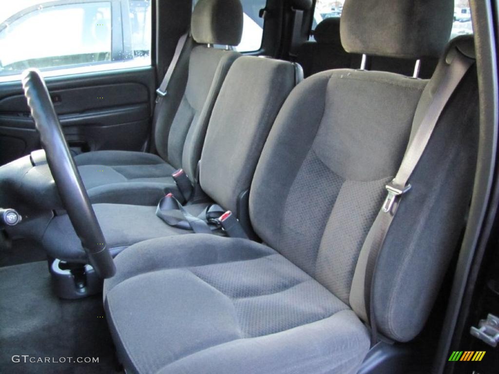 Dark Charcoal Interior 2005 Chevrolet Silverado 1500 LS Extended Cab 4x4 Photo #41123843